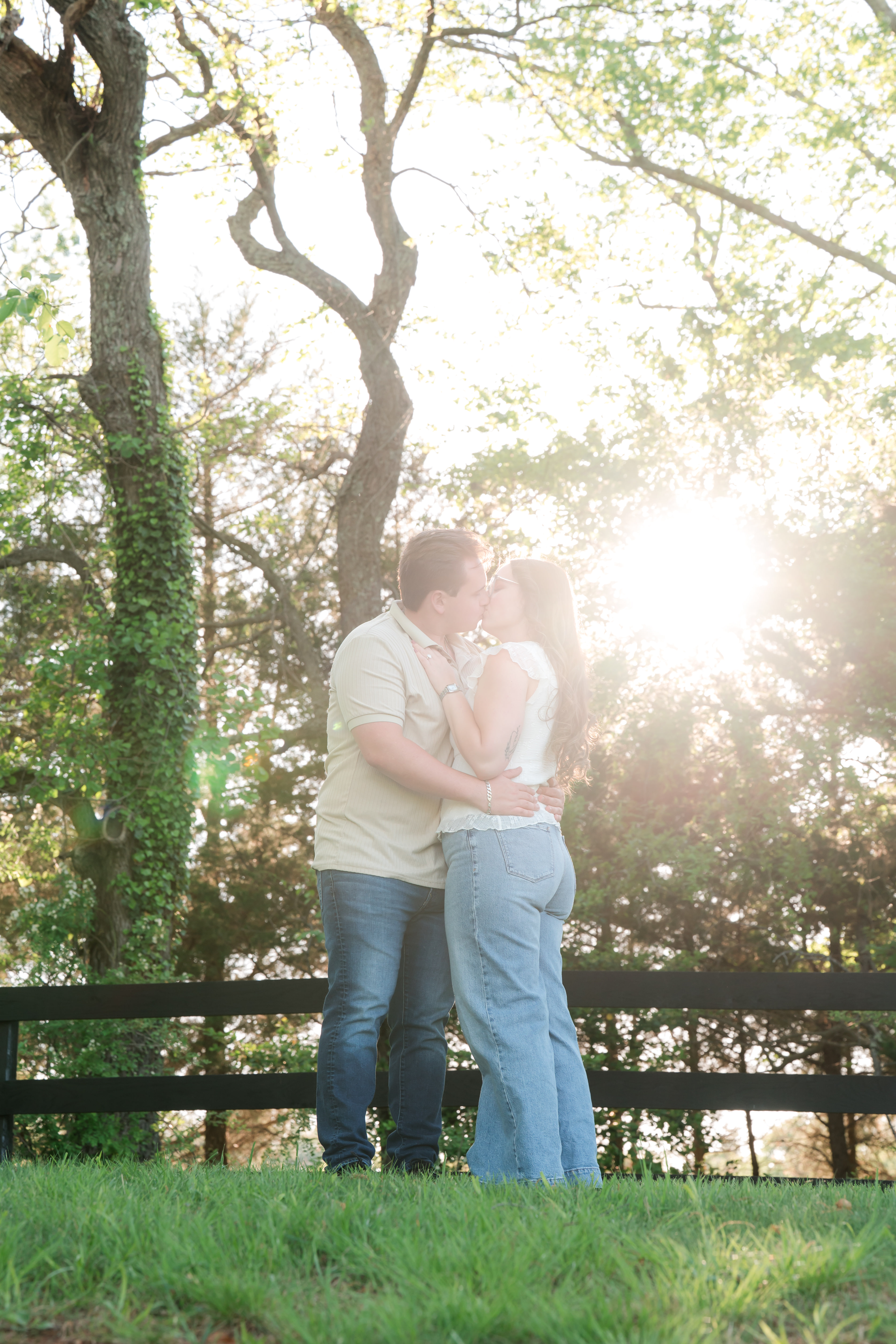Jackson and Audrey engagement photo